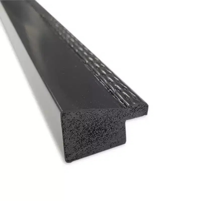 30" x 24" Non-Beveled Avon Narrow Bathroom Wall Mirror Black - Amanti Art: Includes Mounting Hardware, Polystyrene Frame