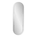 Howard Elliott 45.5"x30.75" Rectangular Wall Mirror with Mirrored Smoky Gray Wood Frame: Modern Design, No Assembly Required