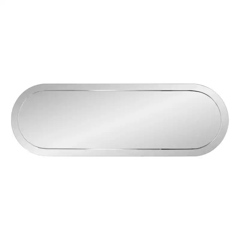 Howard Elliott 45.5"x30.75" Rectangular Wall Mirror with Mirrored Smoky Gray Wood Frame: Modern Design, No Assembly Required