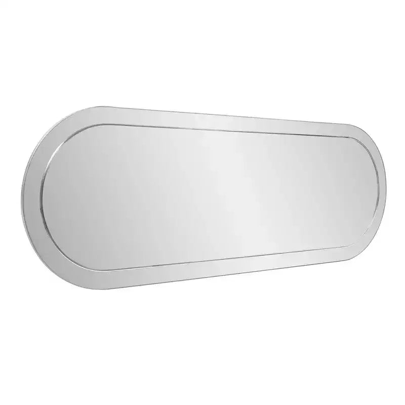 Howard Elliott 45.5"x30.75" Rectangular Wall Mirror with Mirrored Smoky Gray Wood Frame: Modern Design, No Assembly Required