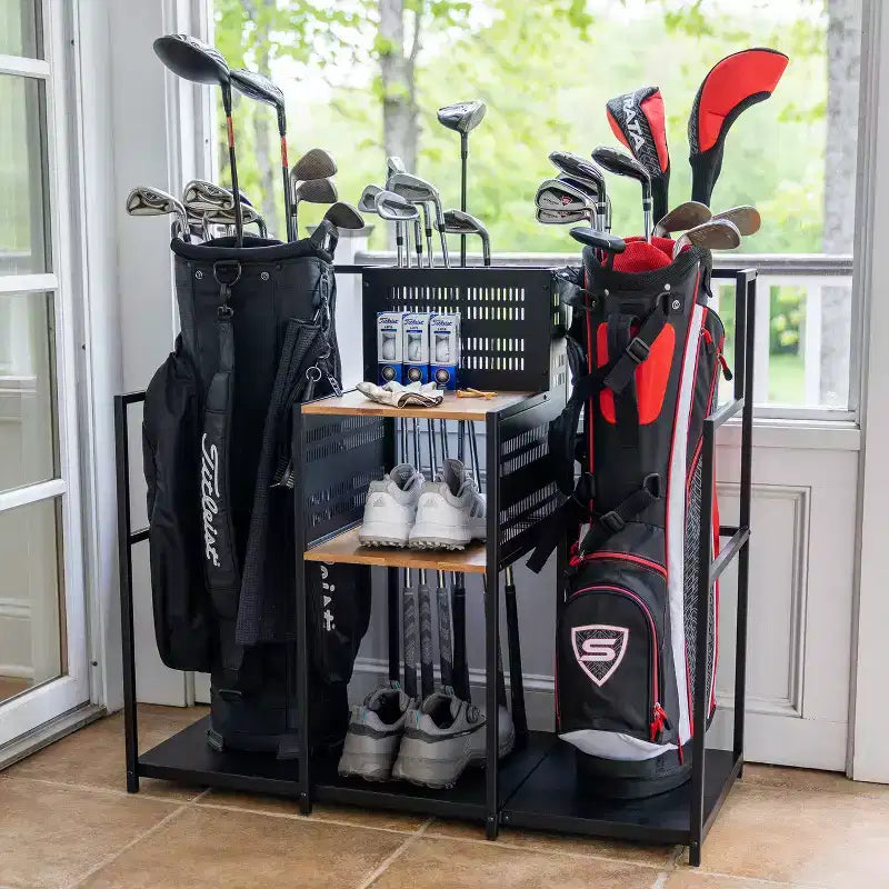 Teal Triangle Pinehurst Golf Club Organizer | Double