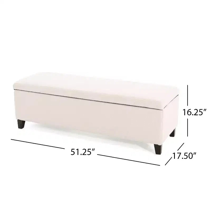 Christopher Knight Home Linfield Modern Indoor Boucle Storage Ottoman