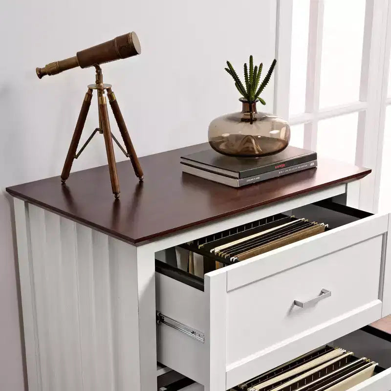 29 File Storage Cabinet, White