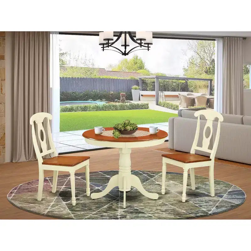 Kitchen Nook Dining Set For 2-Dinette Table And 2 Kitchen Dining Chairs