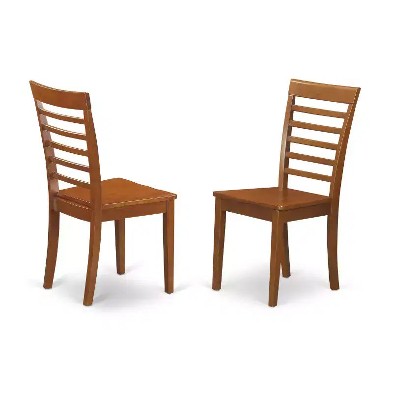 HomeStock 9 Piece Dining Table Set Saddle Brown Square Table with Chairs