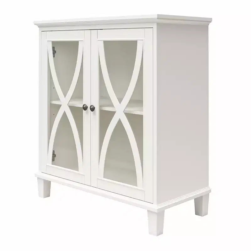 Ameriwood Home Celeste Accent Cabinet with Glass Doors