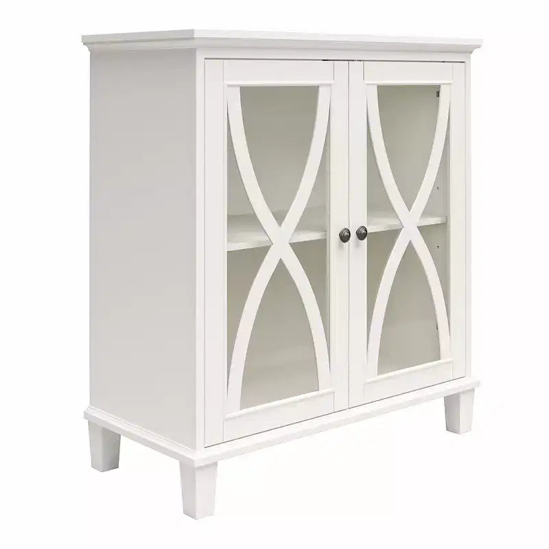 Ameriwood Home Celeste Accent Cabinet with Glass Doors