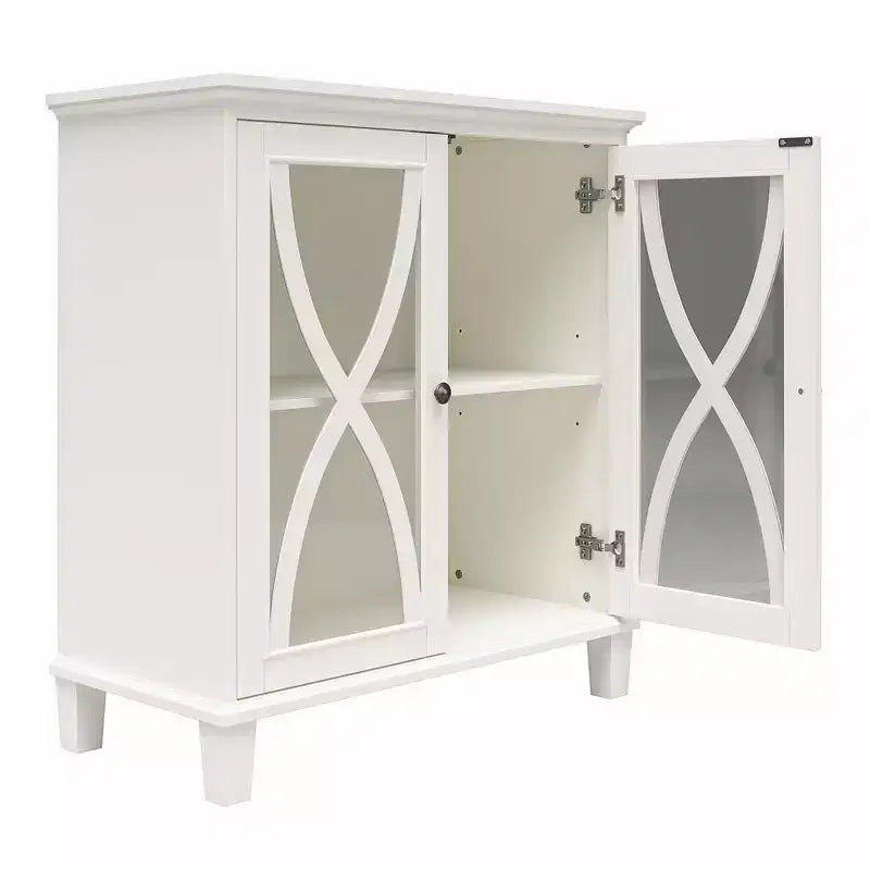 Ameriwood Home Celeste Accent Cabinet with Glass Doors