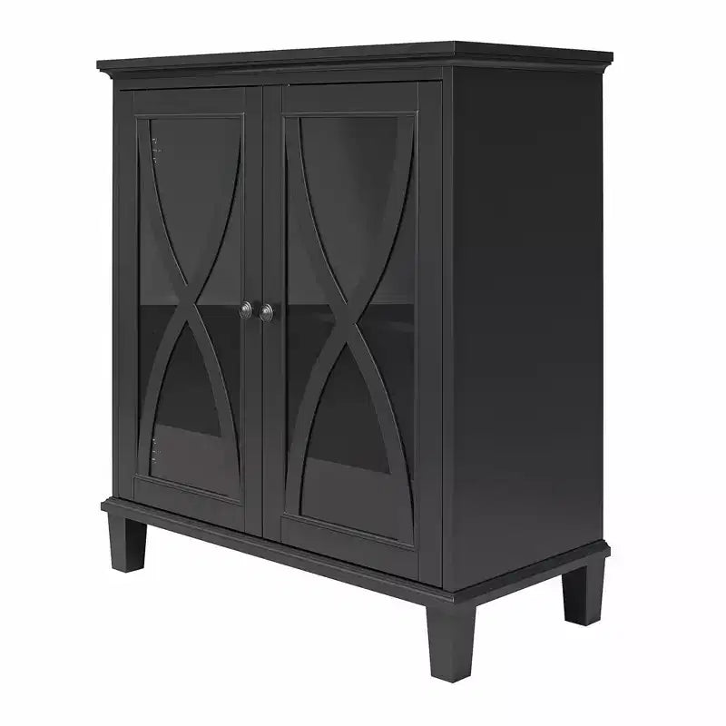 Ameriwood Home Celeste Accent Cabinet with Glass Doors