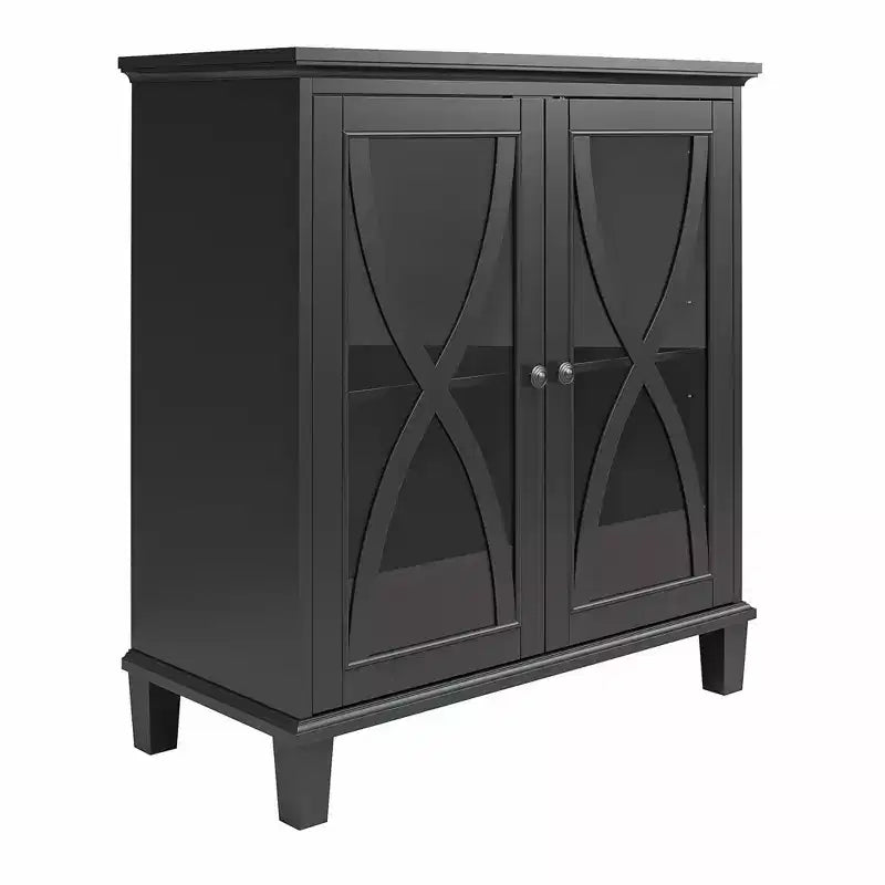 Ameriwood Home Celeste Accent Cabinet with Glass Doors