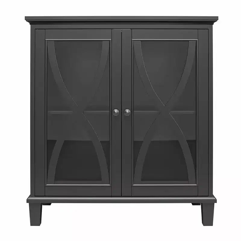 Ameriwood Home Celeste Accent Cabinet with Glass Doors
