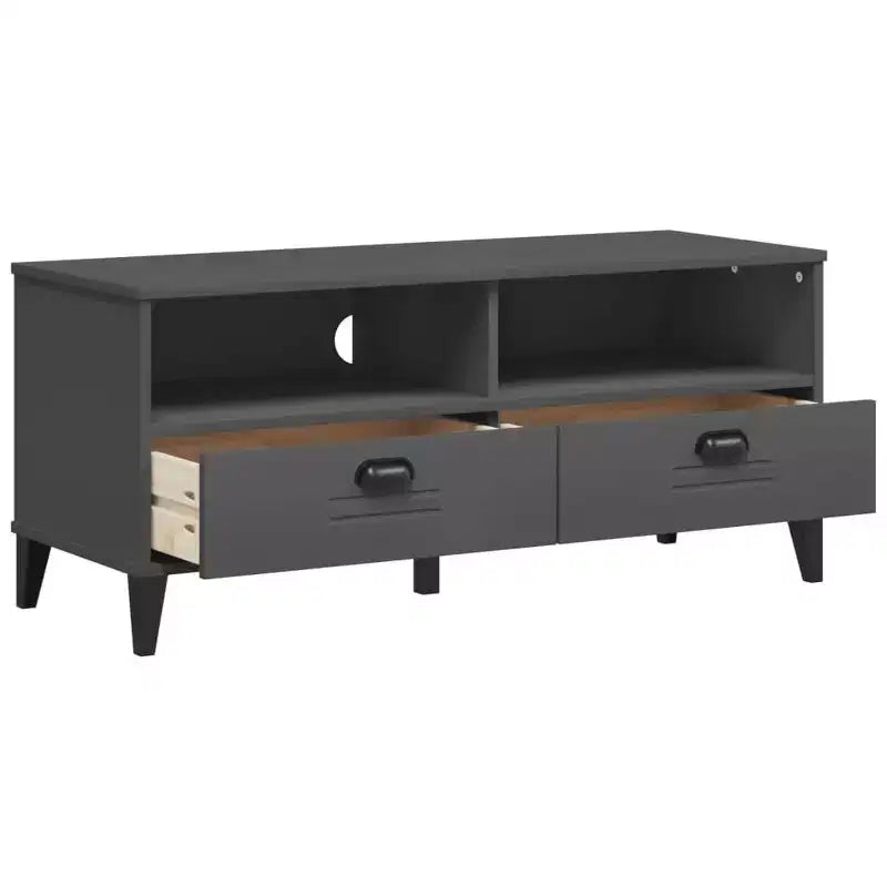 vidaXL TV Stand Storage Media Console Entertainment Center Solid Wood Pine