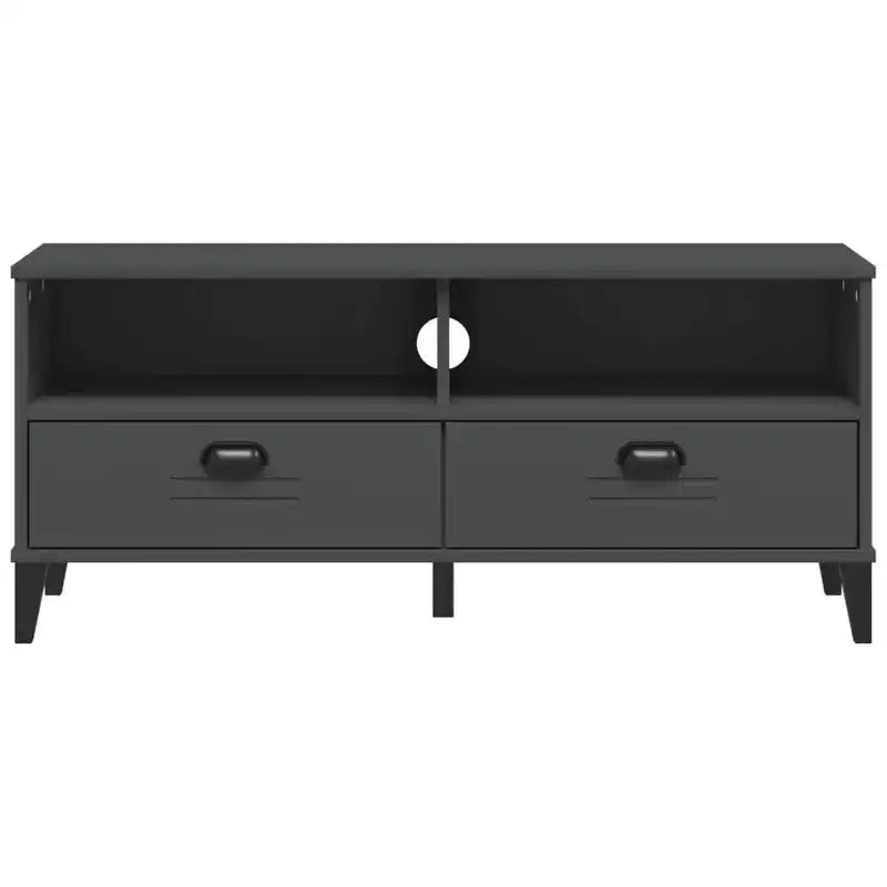 vidaXL TV Stand Storage Media Console Entertainment Center Solid Wood Pine
