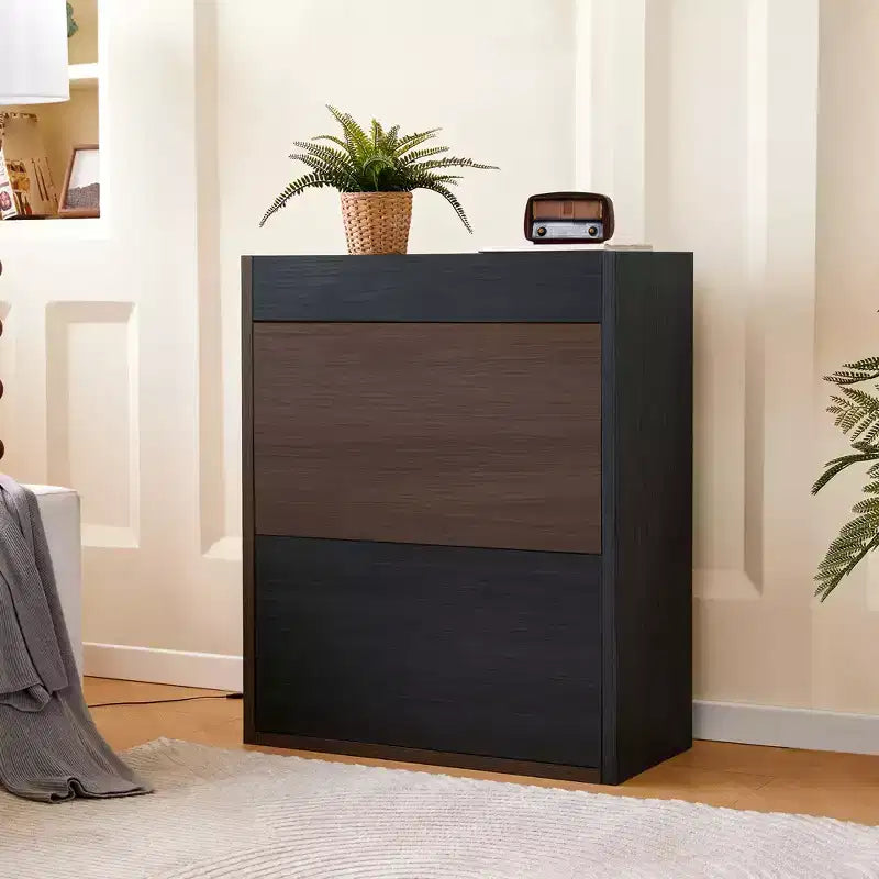 Extendable Shoe Cabinet, Rotating Shoe Storage Cabinet with Drawer,Multi-Function Storage Combination Cabinet for Living Room