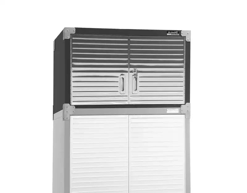 Seville Classics UltraHD 2-Piece Storage Cabinet Set, 30 x 18 x 90.5