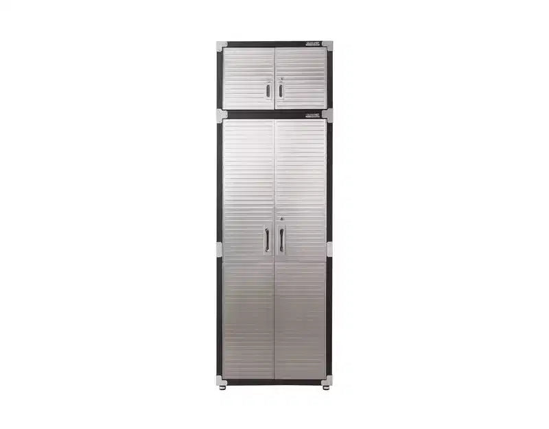 Seville Classics UltraHD 2-Piece Storage Cabinet Set, 30 x 18 x 90.5