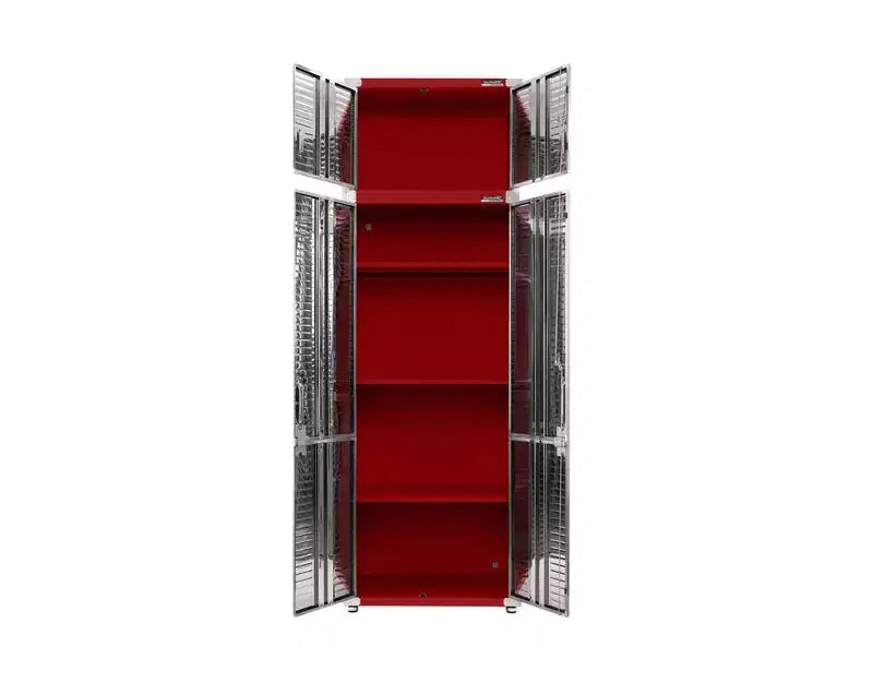 Seville Classics UltraHD 2-Piece Storage Cabinet Set, 30 x 18 x 90.5