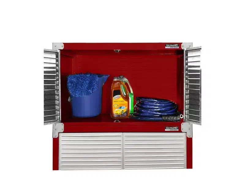 Seville Classics UltraHD 2-Piece Storage Cabinet Set, 30 x 18 x 90.5