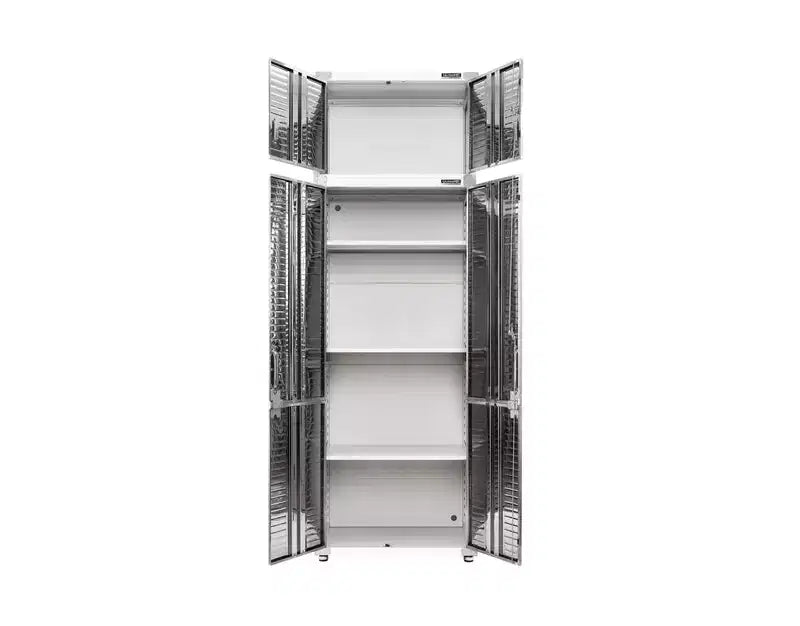 Seville Classics UltraHD 2-Piece Storage Cabinet Set, 30 x 18 x 90.5