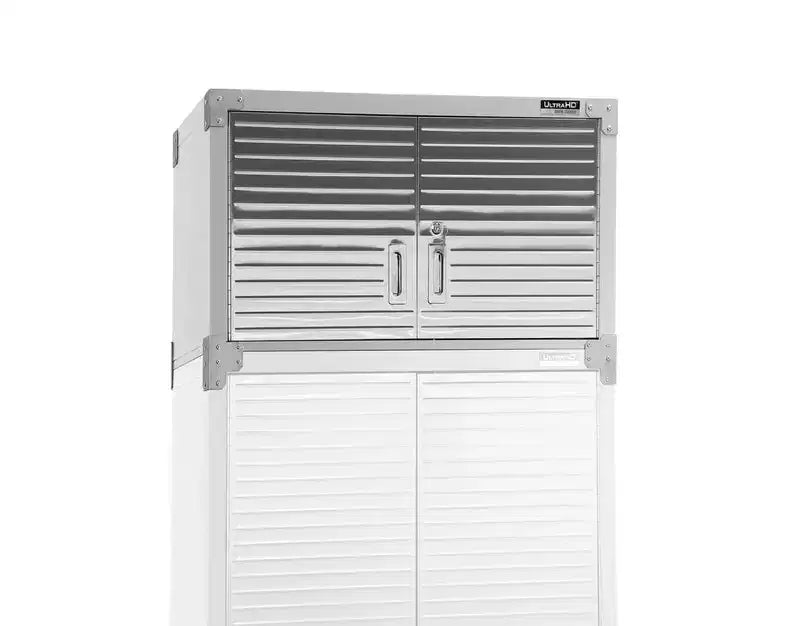 Seville Classics UltraHD 2-Piece Storage Cabinet Set, 30 x 18 x 90.5