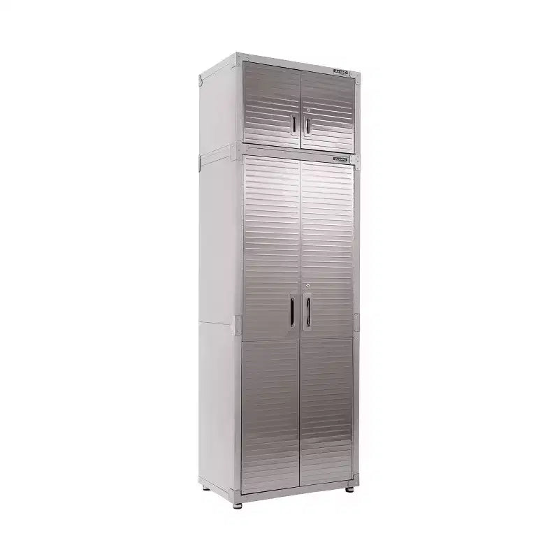 Seville Classics UltraHD 2-Piece Storage Cabinet Set, 30 x 18 x 90.5