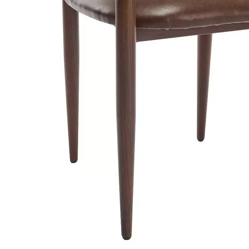 Christopher Knight Home Jaromir Modern Upholstered Iron Dining Chairs with Curved Open Back (Set of 2)