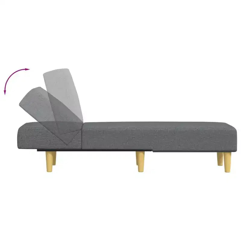 vidaXL Lounger Modern Settee Lounge Sofa Chair Bed Living Room Seating Velvet