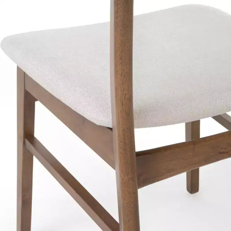 Christopher Knight Home Iriat Mid Century Modern Fabric Upholstered Wood 5 Piece Dining Set