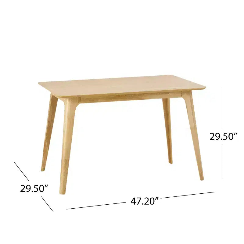 Christopher Knight Home Iriat Mid Century Modern Fabric Upholstered Wood 5 Piece Dining Set