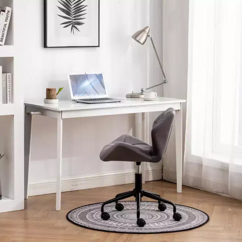 Vatros Tufted Adjustable Swivel Office Chair