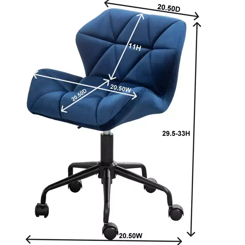 Vatros Tufted Adjustable Swivel Office Chair