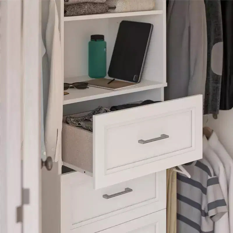 Nevaeh Ridge 4 Drawer Closet Storage, White