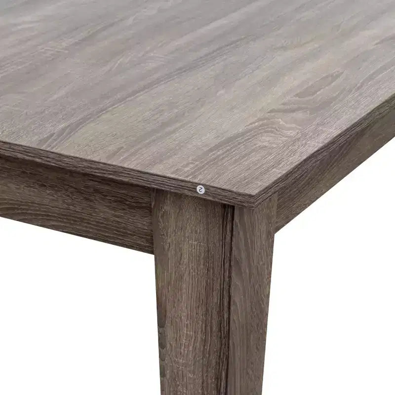 CLIHOME 106.3 Large Extendable Dining Table, MDF Kitchen Table
