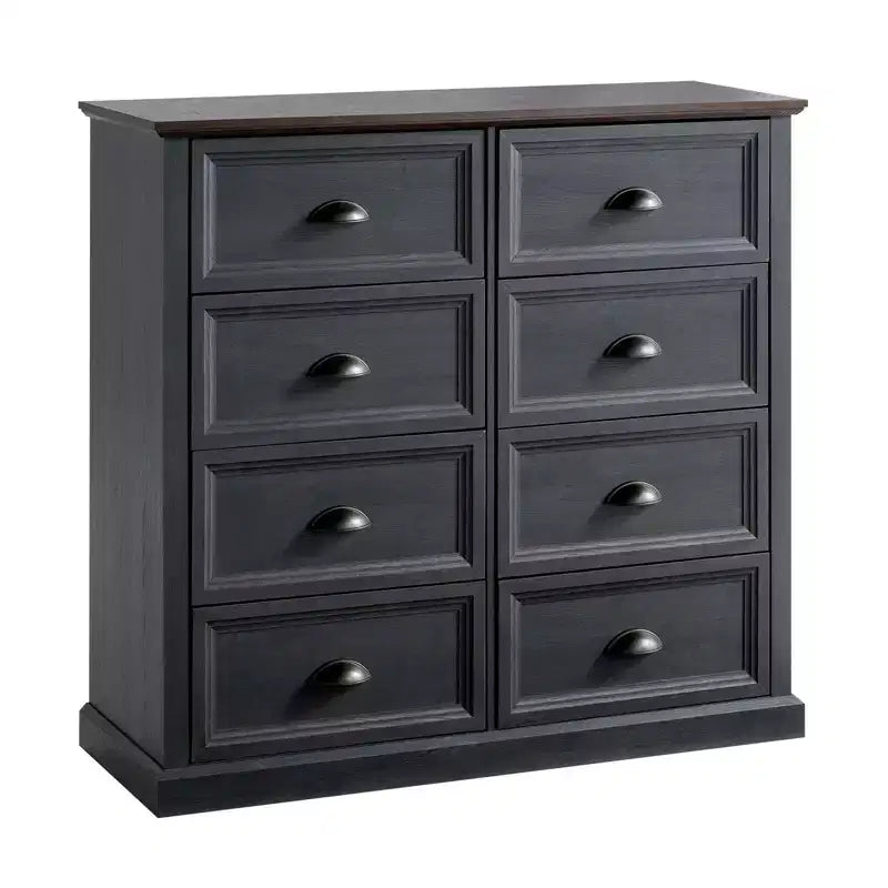 AMERLIFE Farmhouse Drawer Dresser with Storage Drawers