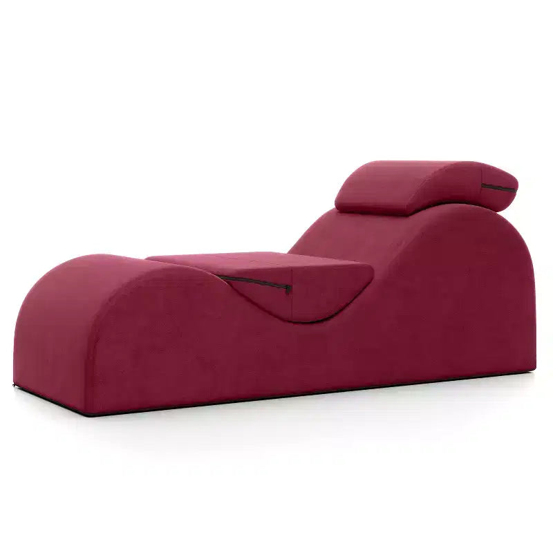 Avana Luvu Lounger - Chaise Lounge Chair for Yoga, Exercise, Massage - High Density Foam - Made in the USA - Light Grey