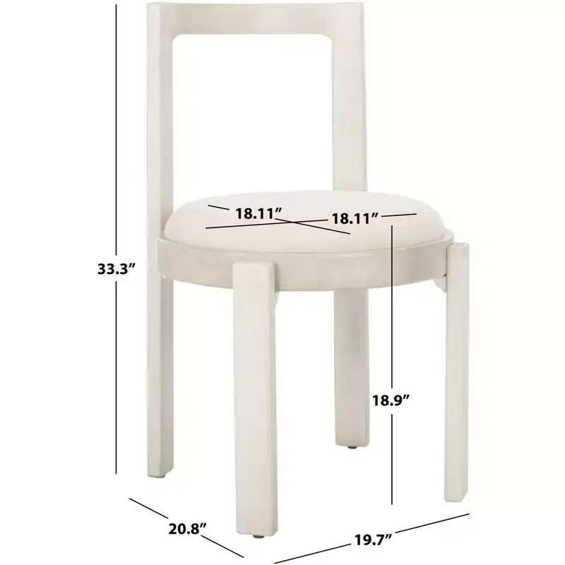 Estes Round Dining Chair (Set of 2) - DCH8802 - Safavieh
