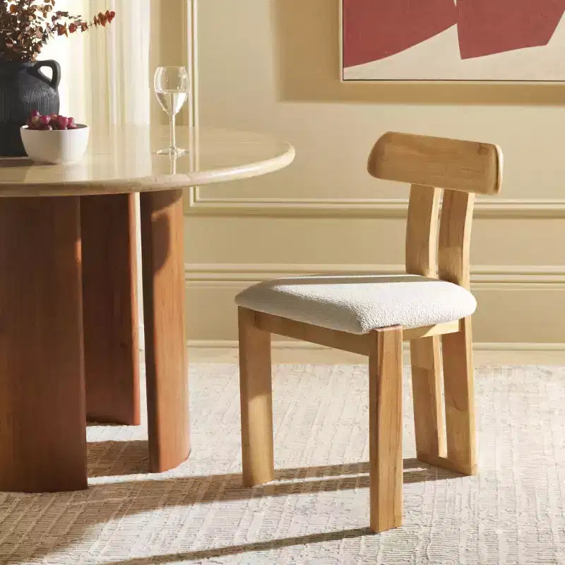 Cayde Boucle Seat Dining Chair - DCH8806 - Safavieh