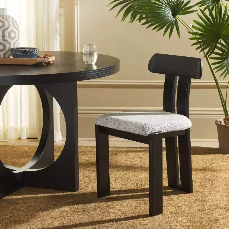 Cayde Boucle Seat Dining Chair - DCH8806 - Safavieh