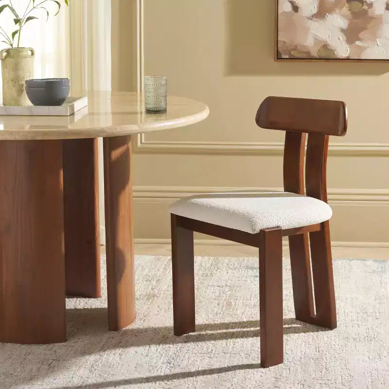 Cayde Boucle Seat Dining Chair - DCH8806 - Safavieh