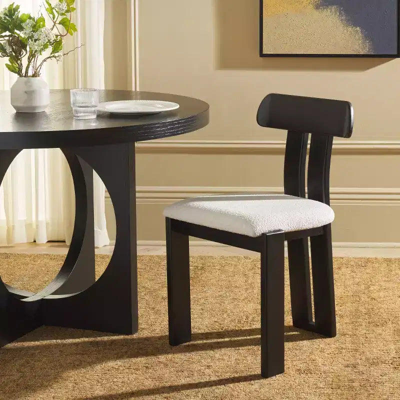 Cayde Boucle Seat Dining Chair - DCH8806 - Safavieh