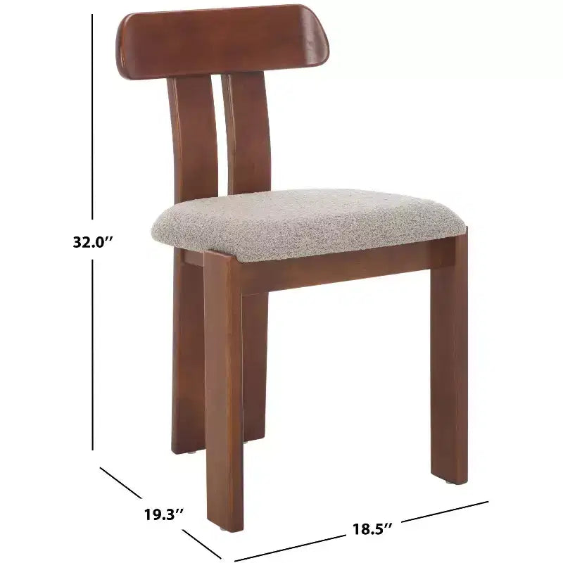 Cayde Boucle Seat Dining Chair - DCH8806 - Safavieh