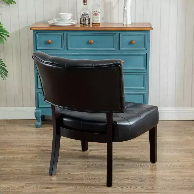 Okak Modern Accent Chair, Movile Boucle Tufted Accent Chair with Oversized Seating for Living Room Bedroom Apartment