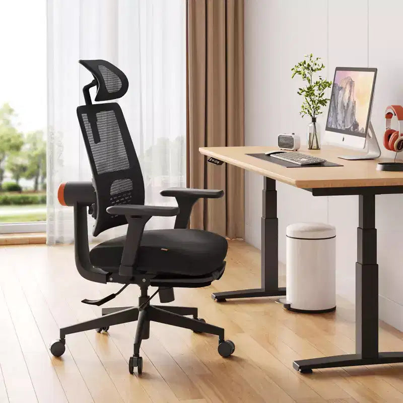 Newtral MagicH-BP Ergonomic Chair with Footrest - Home Office Desk Chair with Auto-Following Lumbar Support, 4D Armrest, Seat Depth&Height Adjustable