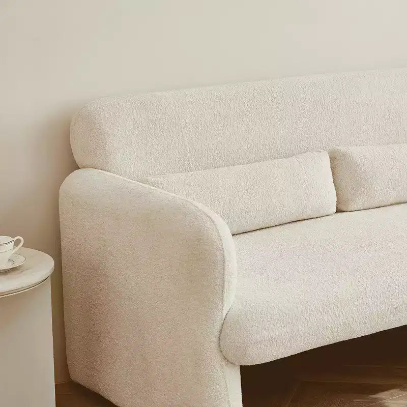 MAYEERTY Sleeper Sofa Bed with USB, 3-in-1 Adjustable Pull-Out Bed & Side Pocket (Velvet)