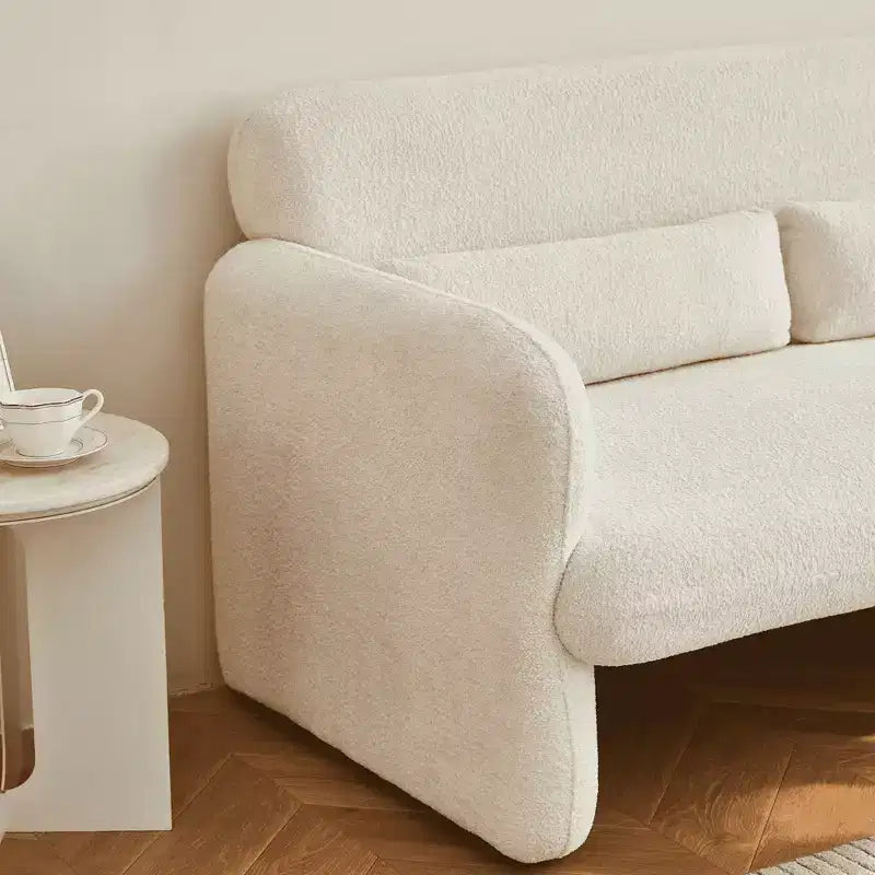 MAYEERTY Sleeper Sofa Bed with USB, 3-in-1 Adjustable Pull-Out Bed & Side Pocket (Velvet)