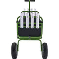 VEVOR Beach Fishing Cart, 300 lbs Load Capacity, Foldable Fish and Marine Cart with Four 11 Big Wheels Rubber Balloon Tires