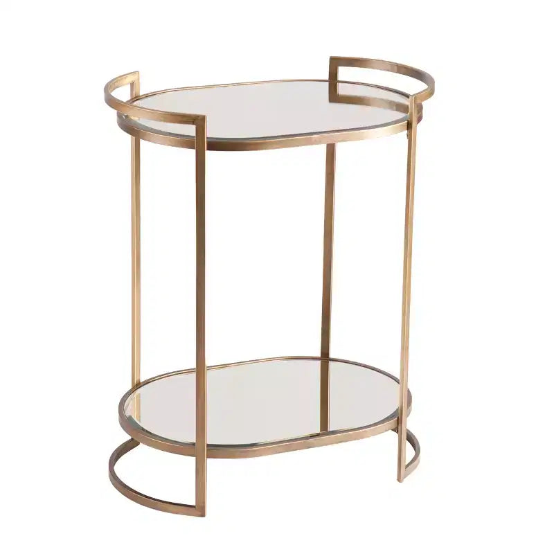 Gardner Small Space Bar Table - Gold - SEI