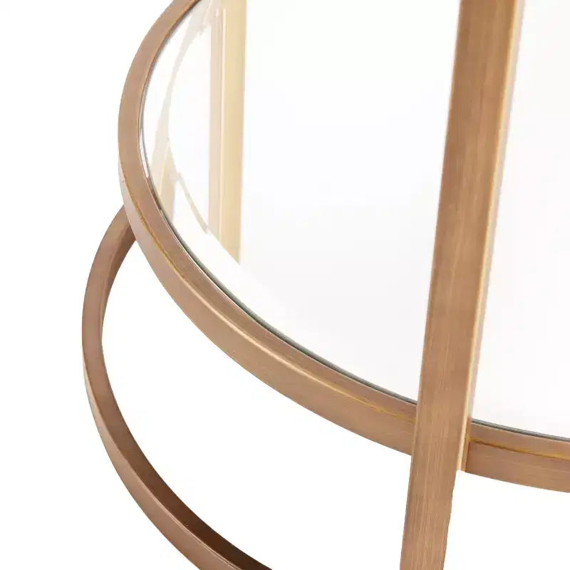 Gardner Small Space Bar Table - Gold - SEI