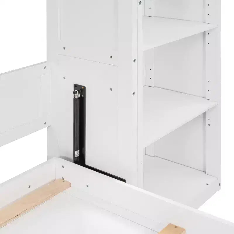 Whisen Murphy Bed Wall Bed with Shelves