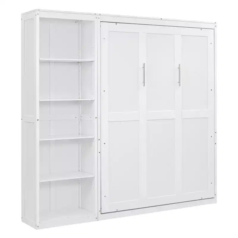 Whisen Murphy Bed Wall Bed with Shelves